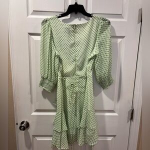 Green Polka Dot Dress